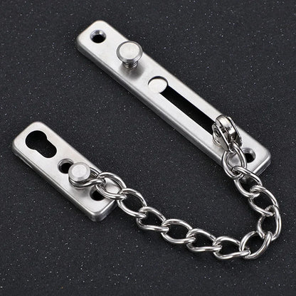 Door Chain with Lock Door Lock Bolt Chain Kids Safety Security Home Latch Buckle Guard Lock Anti-Theft Hotel Hardware Accessorie