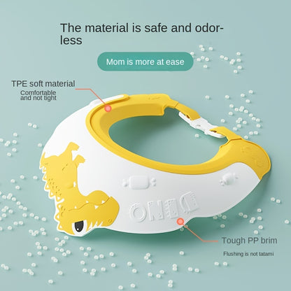 Baby Soft Rubber Waterproof Shampoo Cap, Children Shampoo Artifact, Baby Shampoo Cap Waterproof Ear Protector