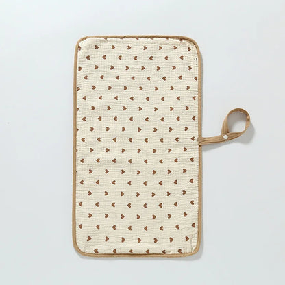 Foldable Baby Infant Cotton Changing Pads Reusable Soft Cotton Infant Mat Changing Pad for Newborn Underpads Two-sided Mattress