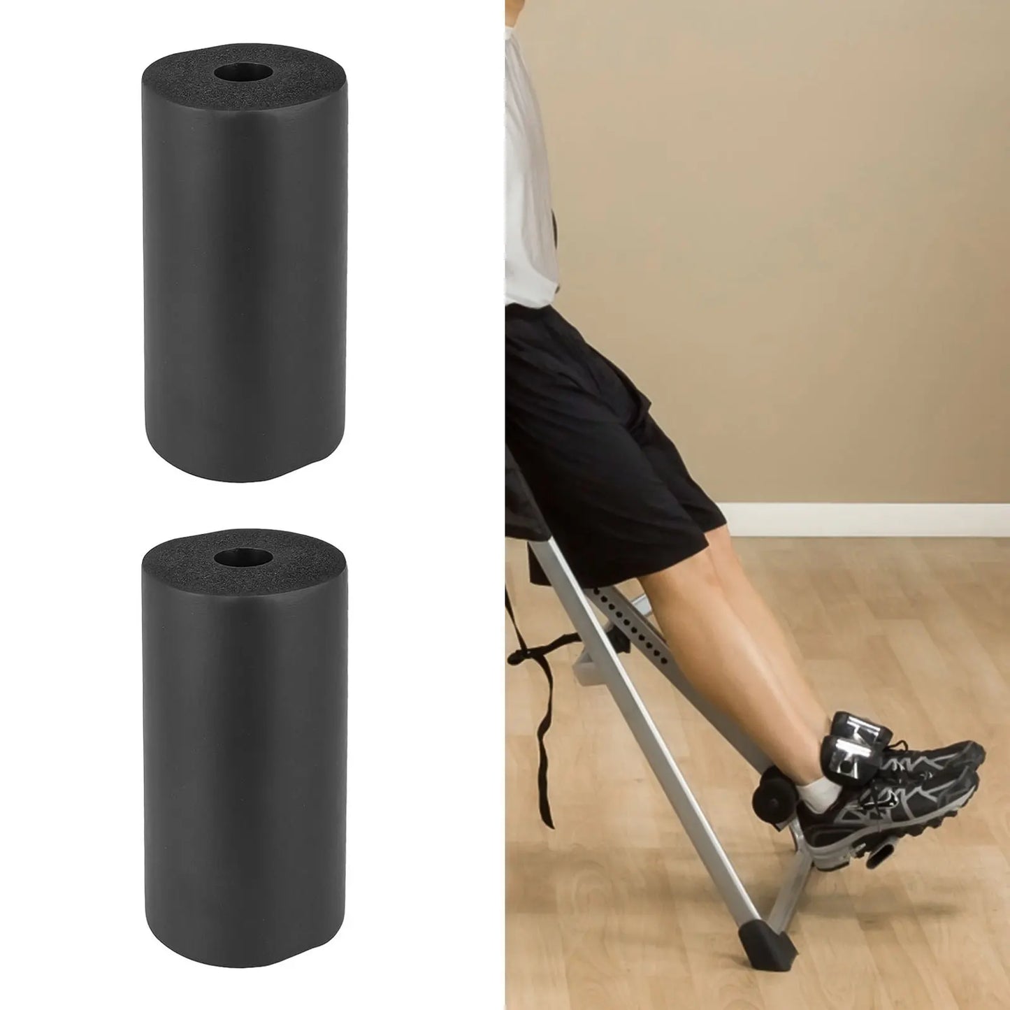 2PCS Foot  Foam For Pads Rollers Replacement  For Leg Extension For Weight  Bench For Gym Exercise  Machines Foot Foam Pads