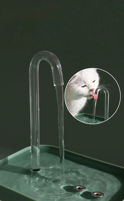 Pets Water Fountain Auto Filter USB Electric Mute Cat Drinker Bowl 1500mL Recirculate Filtring Drinker for Cats Water Dispenser