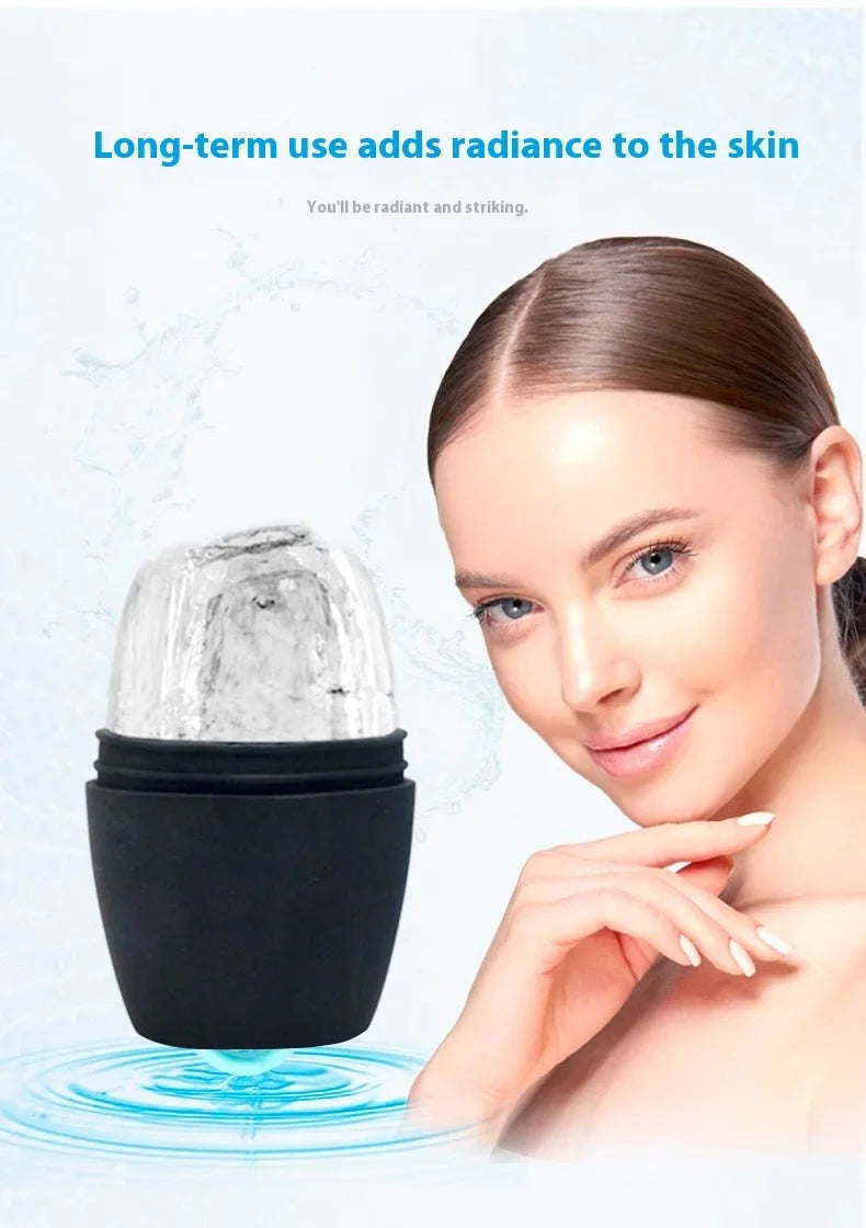 Silicone Ice Facial Roller Face Lifting Contouring Tools Ice Cube Trays Ice Globe Balls Eye Body Massager Beauty Skin Care Tool