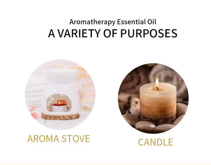 10ml Essential Oil Diffuse Essential Oils Oil-soluble Natural Essential Oils For Diffuser Humidifier,Aroma Stone,Scented Candle