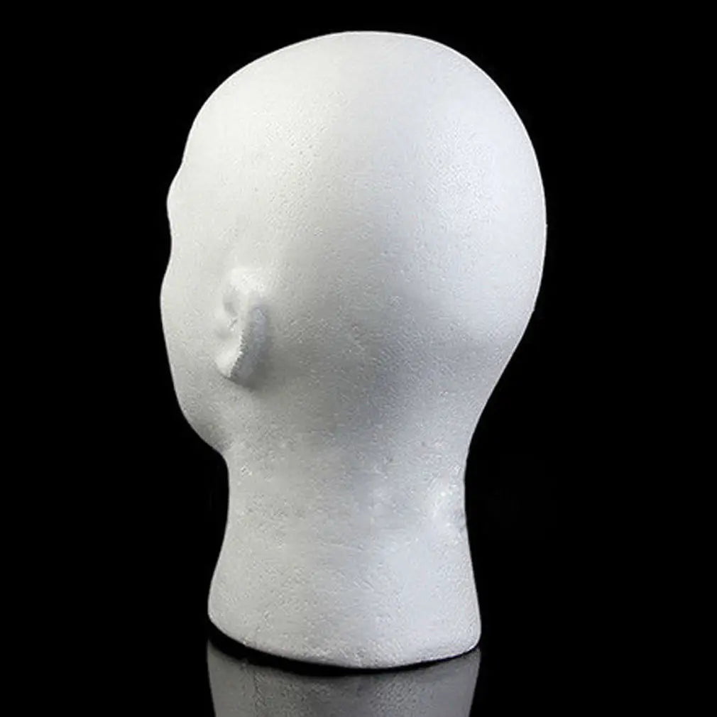 Head Mould Foam Family Foam Head Foam Head Fixed Props Display Head Wig Practice Plastic Wig Crochet Hooks