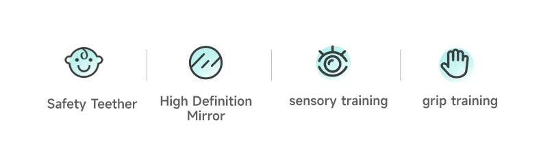 Baby Mirror Car Seat Toys Baby Rear Mirror Hanging Toys Kids Monitor Infant Tummy Time Toys Travel Toys Babies Carseat Toy Gifts