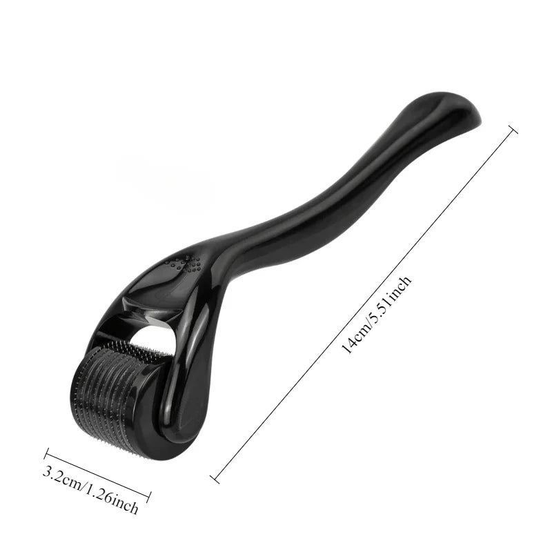 Derma Roller for Facial Body Hair Growth,540 Needles, Micro Face Roll Tool, Skin Beard, 0.2mm, 0.25mm, 0.3mm