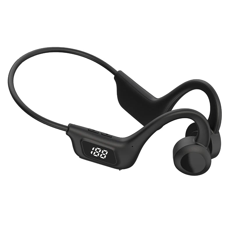 Xiaomi Original Bluetooth Earphone Air Conduction Digital Display Neck-mounted Headset Fitness Waterproof Headphones Memory Card