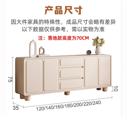 Trendy Floor Standing Living Room Decoration Cabinets Simple Modern Accent Cabinet Storage House Container Vitrina Furniture