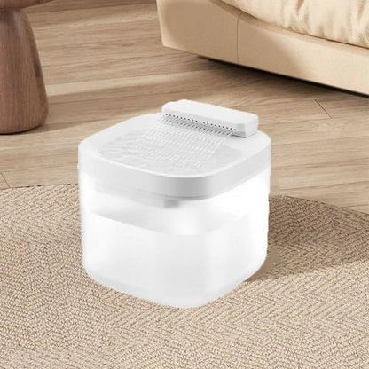 Automatic Pet Water Fountain Square Circulation Filtering Dog Water Dispenser Large Capacity Plastic Cat Water Drinker Home