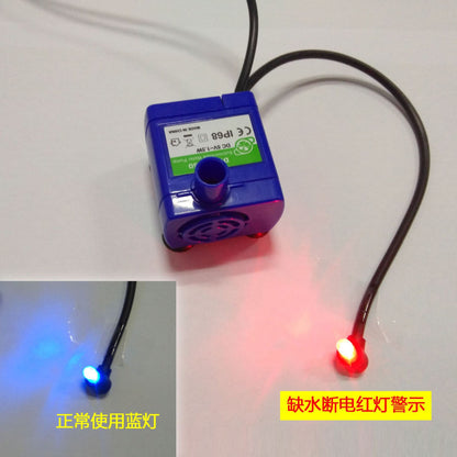 Pet USB Water Pump LED Light Pet Cat Water Fountain Motor Accessories Replacement for Cat Flowers Drinking Bowl Water Dispenser