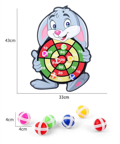 Educational Games Dart Board Baby Toy Stickey Ball Dart Indoor Sports Child Montessori Games for Children 3 to 7 Years