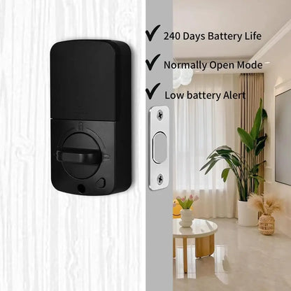 Smart Deadbolt Lock with Keypad, Fingerprint Door Lock, Keyless Entry Door Lock Door Auto Digital Electronic Lock for home
