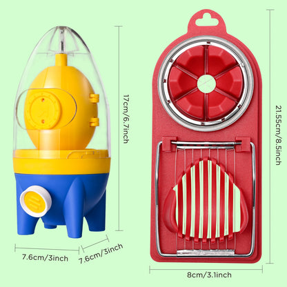 Manual Golden Stirrer Egg White Yolk Shaker Pull Beater Turn Device Homogenizer Home Non-Beater Kitchen Accessories New