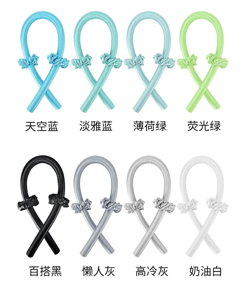 Colorful Non-heated Foam Roller Curling Iron Handy Ladies Curling Iron Sleep Big Wave Hair Styling Tools Non Perm Dyeing Curler