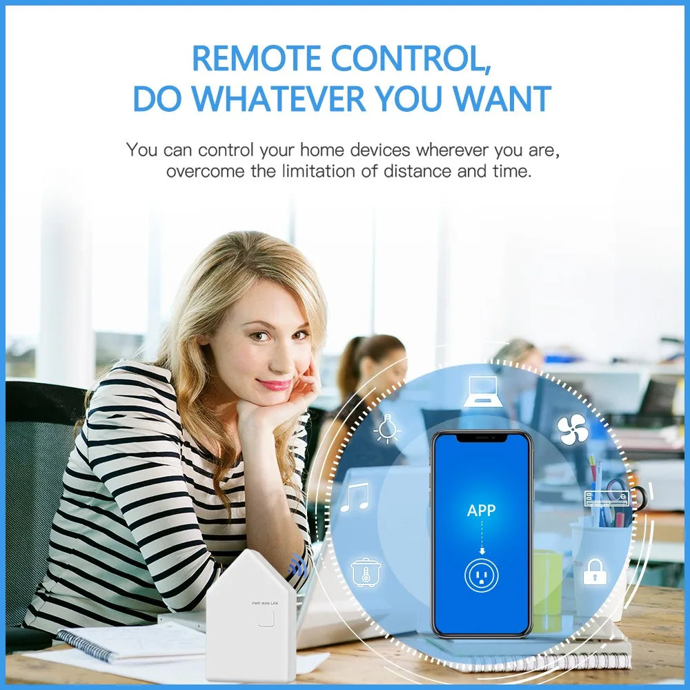 Smart Home WiFi Bluetooth Socket US Plug Alexa Switch Life Wifi Switch Home Assistant 10A With Timing Functions Voice Control