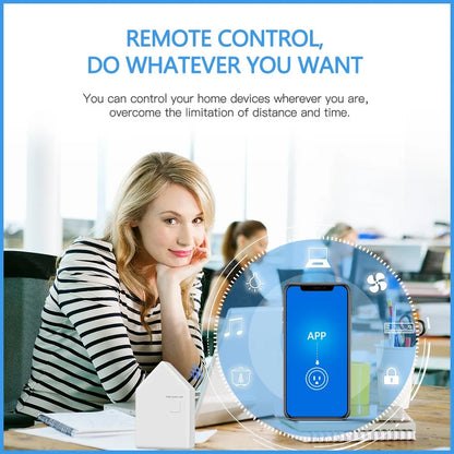 Smart Home WiFi Bluetooth Socket US Plug Alexa Switch Life Wifi Switch Home Assistant 10A With Timing Functions Voice Control