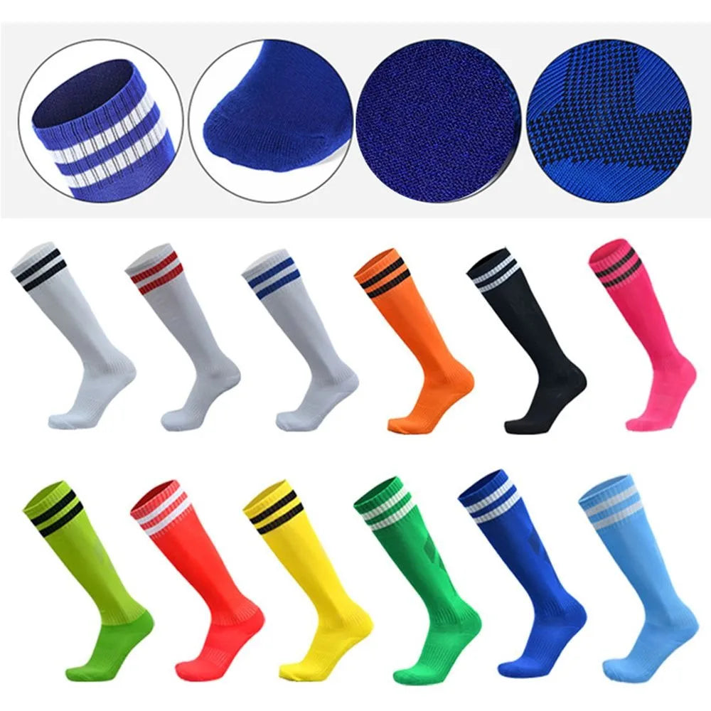 Sports Football Socks Non-slip Grip Football Socks Children Outdoor Running Fitness Socks