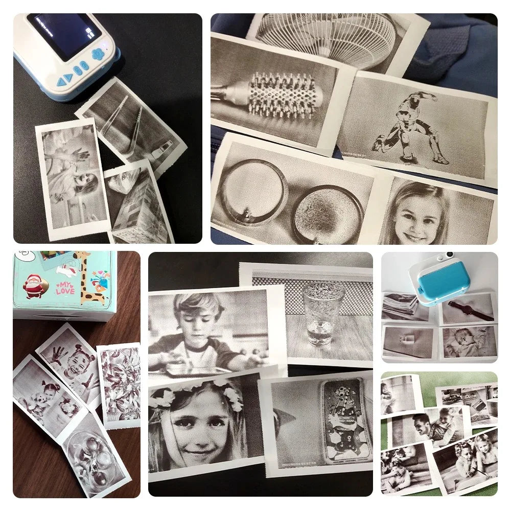Children's Camera With Print Kids Instant Print Camera Digital Photo Camera Girl's Child Camera Video Boy's Birthday Gift