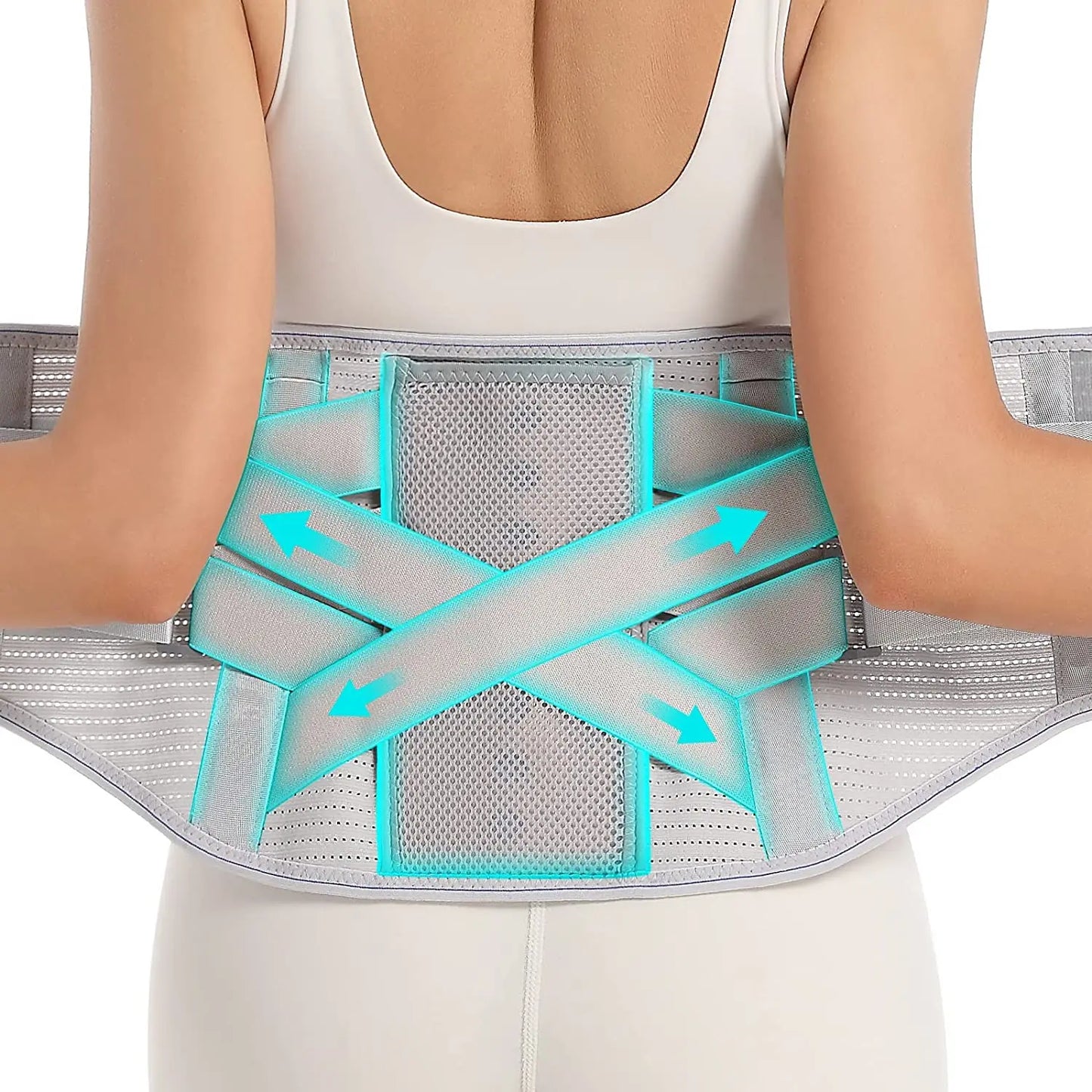 Back Brace for Men and Women,Lumbar Brace for Lower Back Pain Relief,Breathable Waist Lumbar Back Support Belt for Back Pain