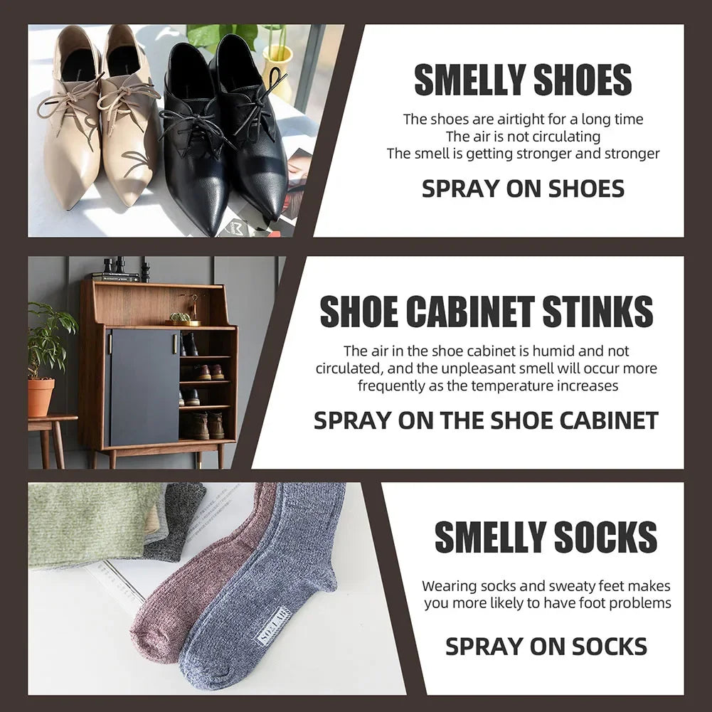 30ML Shoe Deodorant Spray Household Shoe Cabinet Deodorant Foot Shoe Odor Removar Artifact Socks Freshener Spray