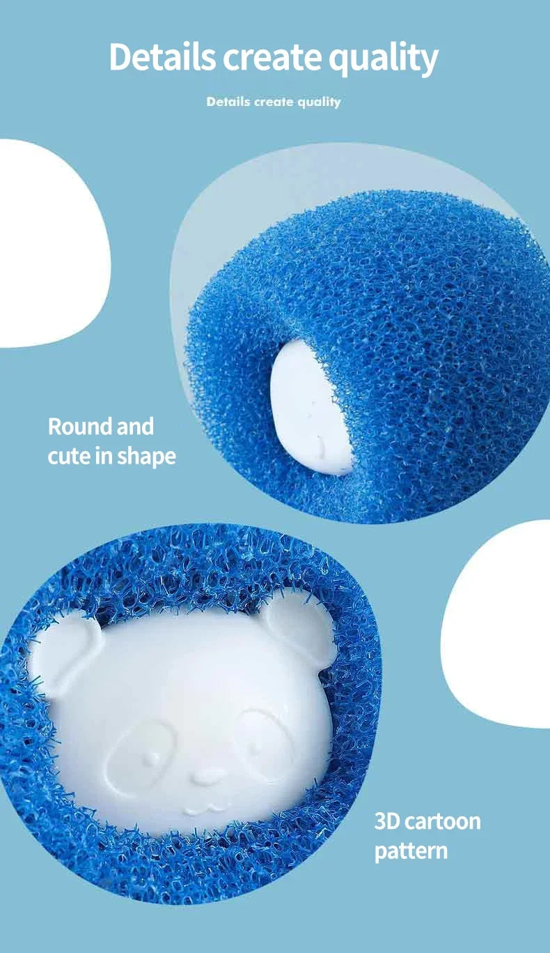 Laundry Balls Pet Hair Collector for Washing Machine Reusable Laundry Lint Catcher Removes Lint From Clothes Pet Cat Accessories