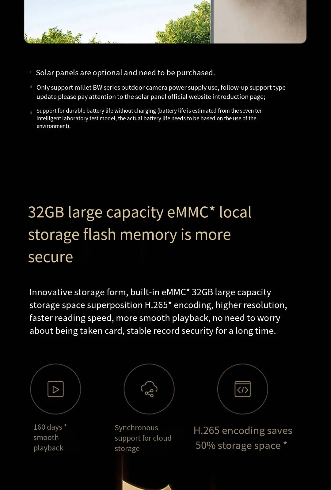 Xiaomi Mijia APP IP67 Waterproof 10000mah Battery Smart Outdoor IP Camera 2.5k HD  Wireless Security Infrared Night Vision Cam