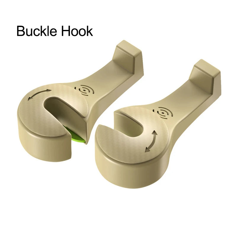 Car Seat Back Hook Headrest Hidden Mount Auto Vehicle Back Seat Organizer Car Accessories Hanging Hooks Storage Hanger Universal