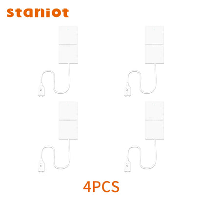 Staniot Tuya Smart Water Leakage Detector Compatible With Home Security Alarm System Support Low Battery Alarm Flood Sensor