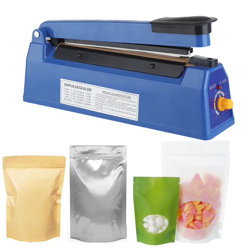Vacuum Sealer Food Fruit Packing Machine Manual Heat Sealer Household Food Sealer Device Vacuum Food Packing Machine Food Sealer