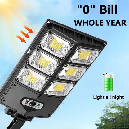 Smart Motion Sensor Wall Lights Outdoor Solar Lamp Garage Lamp Balcony Courtyard Decoration Porch Light Roadside Security Lights