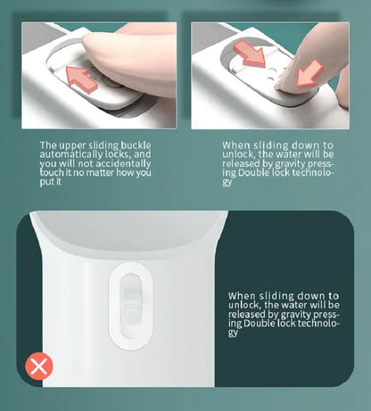 Outdoor Walking Puppy Pet Travel Water Bottle Cat Drinking Bowl Supplies Portable Dog Water Bottle for Small Large Dogs Bowl