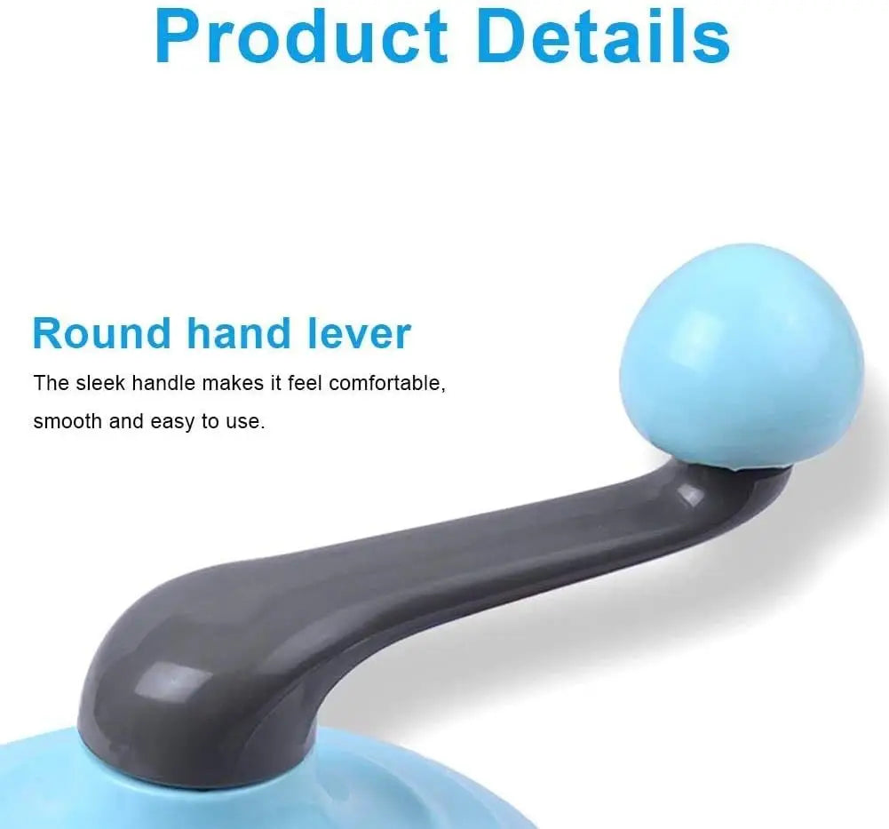 Egg Whisk Plastic Hand Crank Push Whisk Blender Long Crank Multi-Functional Manual Eggs Beater Practical Kitchen Tool