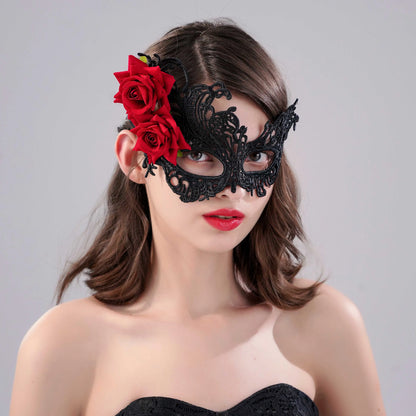 Itacazzo Decorative Props Hollow Lace Charming & Sexy Ladies' Masquerade Ball Decorative Mask