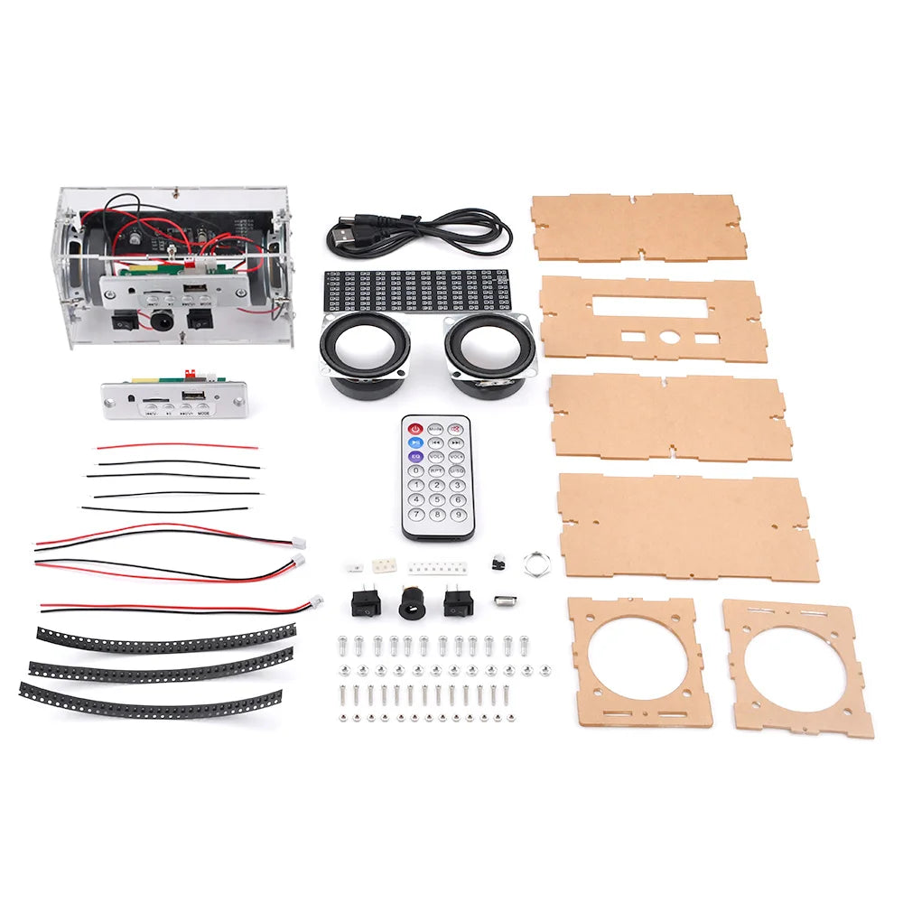 3WX2 12-way spectrum 45 magnetic speaker bluetooth assembly kit music students welding teaching training electronic DIY