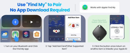 Real-Time Tracking AirTag Smart Alert Bluetooth Tracker PetTracker Anti-Lost Device Compatible Kids Safety Smart Gadget