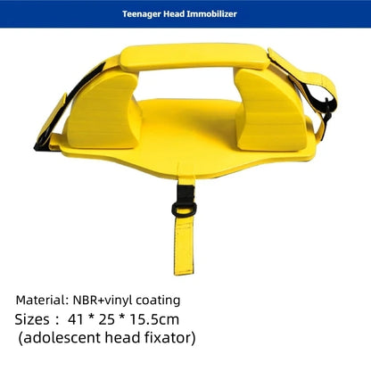 Head stabilizer, swimming pool emergency rescue equipment, shovel stretcher, cervical spine water rescue, spinal plank stretcher
