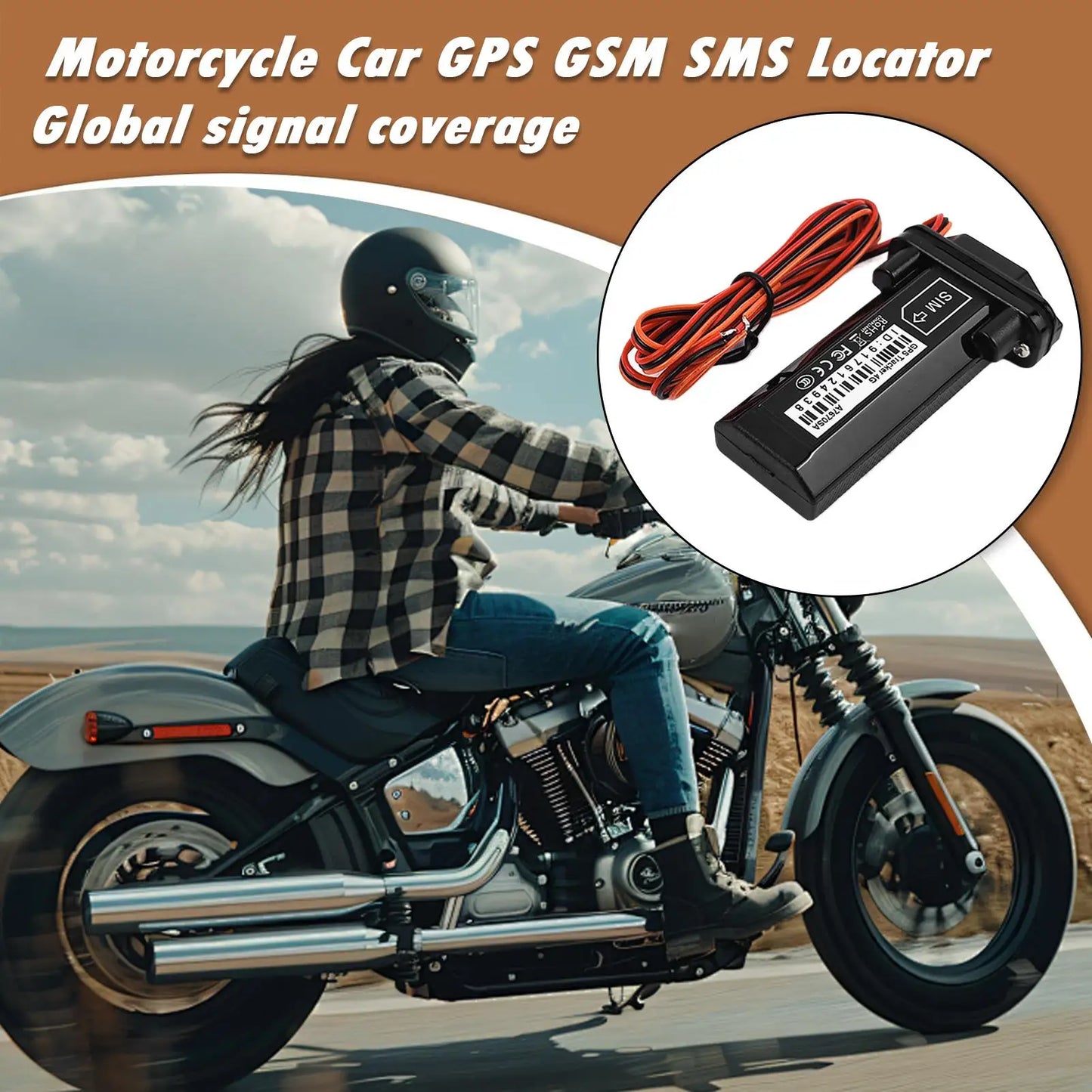 GPS Tracker for Vehicles Waterproof Car Tracking Device Real-Time Vehicle Locator for Trailer Security Motorcycle Truck Taxi