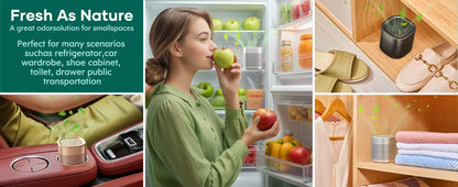 Refrigerator Deodorizer,Lasts for 10 Years,Refrigerator Odor Eliminator,Fridge Deodorizer,More Effective Than Baking Soda