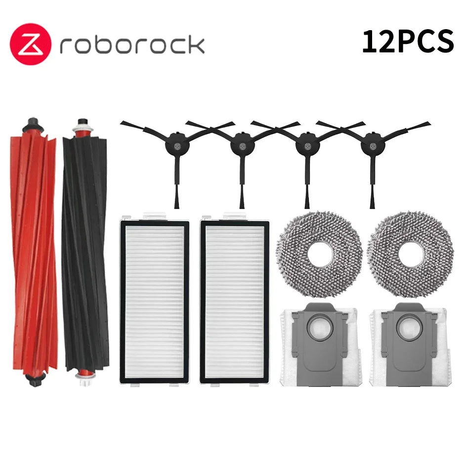 Roborock Qrevo Master / Qrevo Slim Robot Vacuums Cleaner Accessory Main Side Brush Hepa Filter Mop Cloths Dust Bag Spare Part