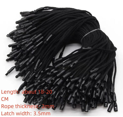 100pcs 20cm Length Clothing Tag  Loop Pins Security Loop Tag Fasteners Price Tag Fastener