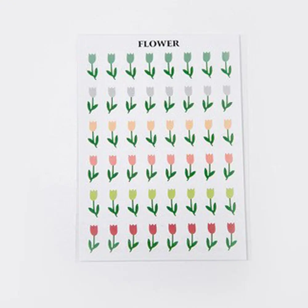 School Supplies Planner Album Self-adhesive Decorative Decals Label Stickers Stationery Stickers Diary Scrapbooking Stickers