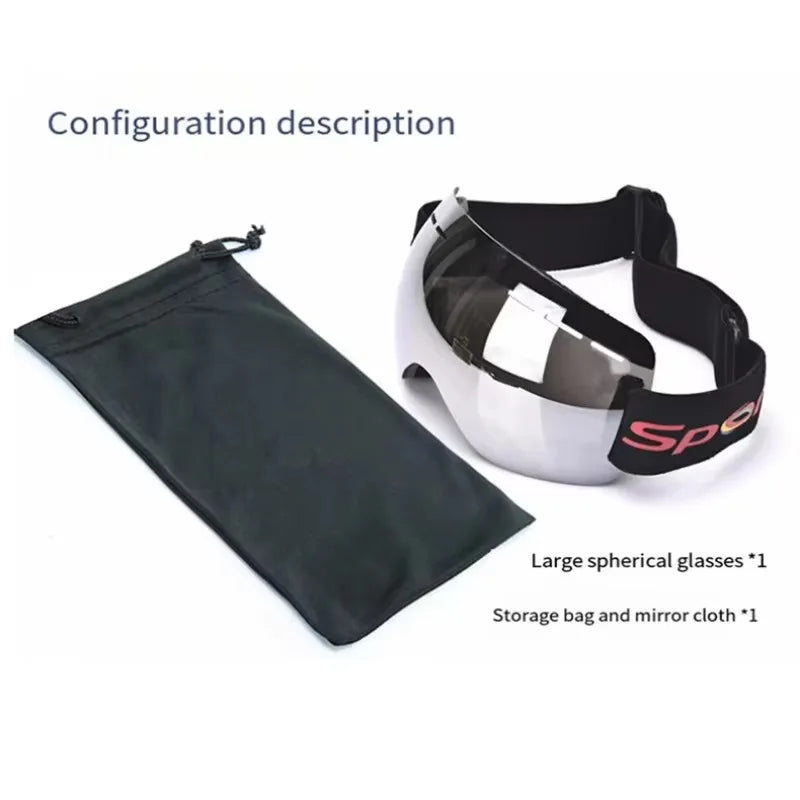 Outdoor Sports Ski Goggles UV Protection Winter Male Female Snow Sports Anti-Fog Eyewear Snowboard Skiing Glasses snow sports