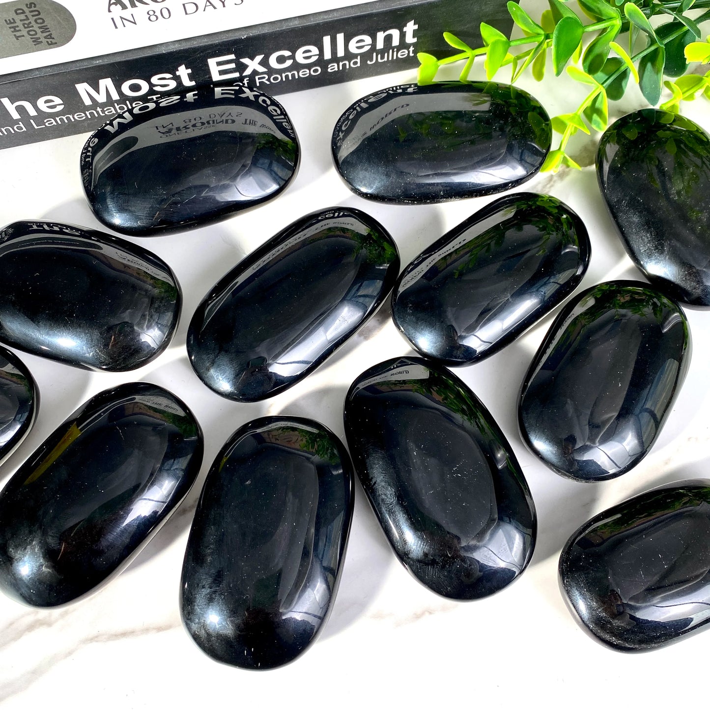 1PC High Quality Obsidian Palm Natural Crystal Palm,Gemstone Jewelry,Glitter, Healing crystal, Birthday gift