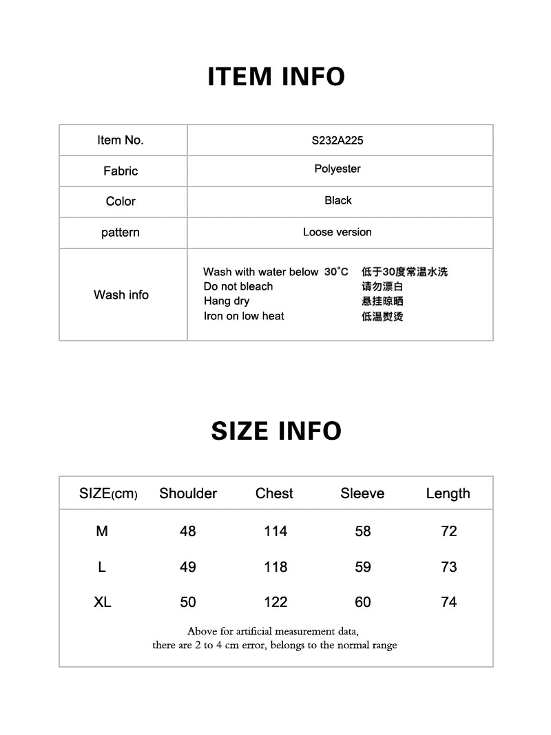 Men's shirt original 2023 new niche design feeling young men's fashion leisure loose black long sleeve shirt in the autumn