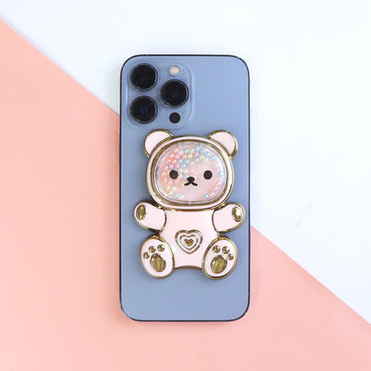 Bear Mobile Phone Bracket Cartoon Back Sticker Direct Mobile Phone Accessories