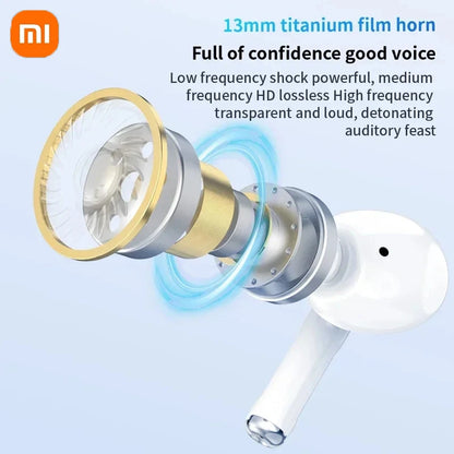 Xiaomi wireless headphones, in-ear, HiFi stereo, Bluetooth, noise cancellation, Sports gaming headset.