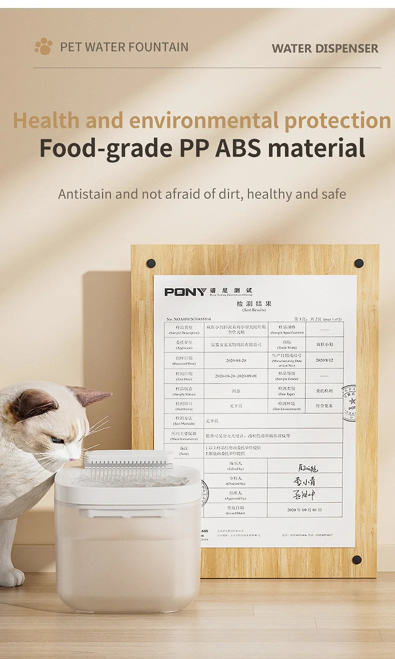 3L/101.45oz Automatic Cat Water Fountain Large Capacity Pet Dog Water Dispenser Circulating Filter Mute Pet Fountain Feeder