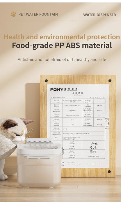 3L/101.45oz Automatic Cat Water Fountain Large Capacity Pet Dog Water Dispenser Circulating Filter Mute Pet Fountain Feeder