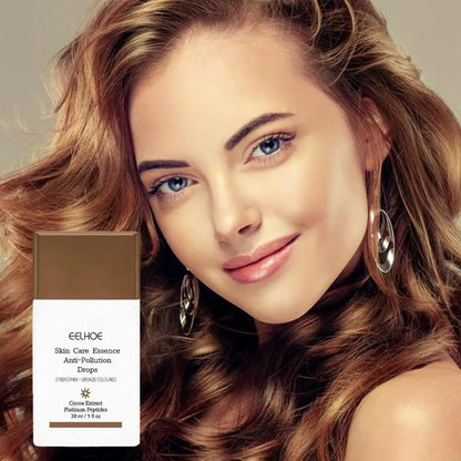 30ml Bronzer Drops Fake Tan Peptide Serums Liquid Dark Self Tanning Serum Face Body Sunbeds Outdoor Cream Sunburn Skin Repair