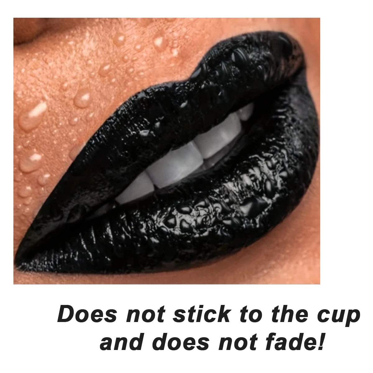 MAFFICK Black Lipstick Lip Stain Waterproof Lightweight Matte lipgloss purple/blue/white